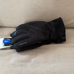 Men’s  Black Snow Ski Gloves